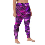 Pink and Purple Chromatic Melt Yoga Leggings | Women's Activewear | BigTexFunkadelic