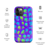Purple Alien Vapor Glitch Glossy Tough Case for iPhone® 12 Pro | Tech Accessories | BigTexFunkadelic