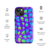 Purple Alien Vapor Glitch Glossy Tough Case for iPhone® 13 | Tech Accessories | BigTexFunkadelic
