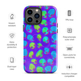 Purple Alien Vapor Glitch Glossy Tough Case for iPhone® 13 Pro Max | Tech Accessories | BigTexFunkadelic