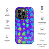 Purple Alien Vapor Glitch Glossy Tough Case for iPhone® 14 Pro | Tech Accessories | BigTexFunkadelic