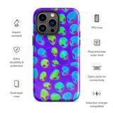 Purple Alien Vapor Glitch Glossy Tough Case for iPhone® 14 Pro Max | Tech Accessories | BigTexFunkadelic