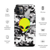 Trippy Alien Camo Matte Tough Case for iPhone® 11 Pro Max | Tech Accessories | BigTexFunkadelic