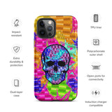 Color Pop Chrome Skull Matte Tough Case for iPhone® 12 Pro | Tech Accessories | BigTexFunkadelic