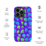 Purple Alien Vapor Glitch Matte Tough Case for iPhone® 13 Pro | Tech Accessories | BigTexFunkadelic
