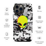 Trippy Alien Camo Matte Tough Case for iPhone® 13 Pro Max | Tech Accessories | BigTexFunkadelic