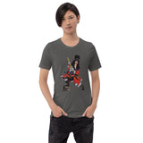 Christmas Rockstar Short-Sleeve Unisex T-Shirt | Asphalt Gray | BigTexFunkadelic
