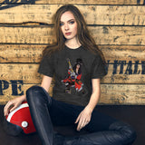 Christmas Rockstar Short-Sleeve Unisex T-Shirt | Dark Grey Heather | BigTexFunkadelic