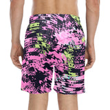 Pink Bubble Gum Slime Rave Drip Swim Shorts | BigTexFunkadelic