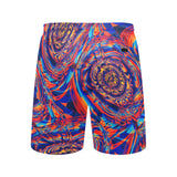 Desert Sunset Fractal Melt Swim Shorts | BigTexFunkadelic