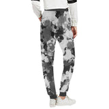 Grey and White Paint Splatter Women's All Over Print Jogger Sweatpants | BigTexFunkadelic