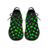 Green Alien Head Men's Breathable Woven Running Shoes | BigTexFunkadelic