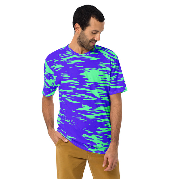 Purple Mint Rave Zebra Stripe Unisex T-Shirt | BigTexFunkadelic