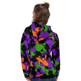 Witch's Paint Splatter Pullover Hoodie