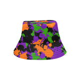 Halloween Witch's Paint Splatter Bucket Hat | BigTexFunkadelic