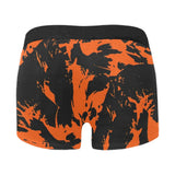 Halloween Black and Orange Spooky Paint Splatter Graffiti Boxer Briefs | BigTexFunkadelic