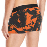 Halloween Black and Orange Spooky Paint Splatter Graffiti Boxer Briefs | BigTexFunkadelic