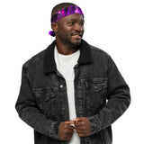 Pink and Purple Chromatic Melt Rave Bandana Size Medium | BigTexFunkadelic | EDM Festival Fashion | Ravewear Accessories