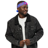 Psychedelic Liquid Plasma Rave Bandana Size Medium | BigTexFunkadelic | EDM Festival Fashion | Ravewear Accessories 