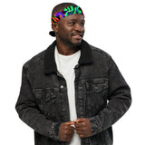 80s Graffiti Style Rave Bandana Size Medium | BigTexFunkadelic | EDM Festival Fashion | Ravewear Accessories