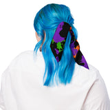 Halloween Witch's Paint Splatter Rave Bandana | Size Small | BigTexFunkadelic