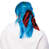 Red and Black Slime Oil Spill Rave Bandana Size Small | BigTexFunkadelic | EDM Festival Fashion Ravewear