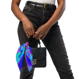Psychedelic Liquid Plasma Rave Bandana Size Small | BigTexFunkadelic | EDM Festival Fashion | Ravewear Accessories 