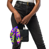 Slime Splatter Glitch Rave Bandana Size Small | BigTexFunkadelic | EDM Festival Fashion | Ravewear Accessories