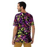 Psychedelic Rainbow Leopard Print EDM Rave Ready All Over Print Unisex T-Shirt | Festival Fashion | BigTexFunkadelic