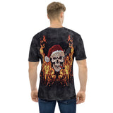 Christmas Skull All Over Print T-Shirt | BigTexFunkadelic