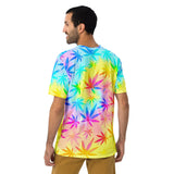 Rainbow Weed Tie-Dye T-Shirt | BigTexFunkadelic