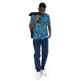 Trippy Blue Checkered Rave Ready All Over Print Unisex T-Shirt | EDM Ravewear | BigTexFunkadelic