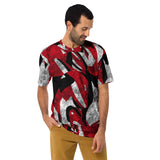 Abstract Red Acid Grunge T-Shirt | BigTexFunkadelic