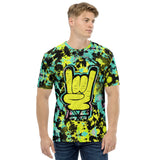 Rock On Hand Pop Art T-Shirt | BigTexFunkadelic
