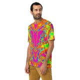 Neon Atomic Tropics Psychedelic All Over Print Rave Shirt | EDM Festival Fashion | BigTexFunkadelic