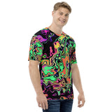 Radioactive Spill All Over Print Psychedelic Rave T-Shirt | EDM Festival Fashion | BigTexFunkadelic