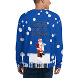 I Made Santa's Shitlist Novelty Unisex Ugly Christmas Sweatshirt | Ugly Xmas Sweater Contest Winners | BigTexFunkadelic