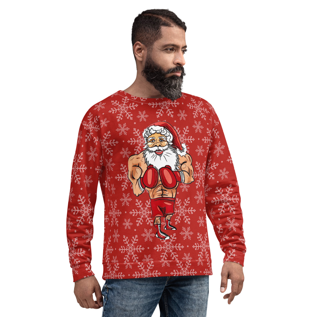 Boxing Santa Sweatshirt – BigTexFunkadelic