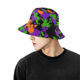 Halloween Witch's Paint Splatter Bucket Hat | BigTexFunkadelic