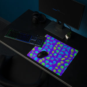Purple Alien Vapor Glitch Gaming Mouse Pad | 18" x 16" | PC Gaming Setup | BigTexFunkadelic