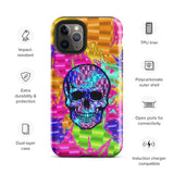 Color Pop Chrome Skull Glossy Tough Case for iPhone® 11 Pro | Tech Accessories | BigTexFunkadelic