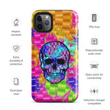 Color Pop Chrome Skull Glossy Tough Case for iPhone® 11 Pro Max | Tech Accessories | BigTexFunkadelic