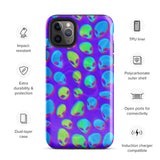 Purple Alien Vapor Glitch Glossy Tough Case for iPhone® 11 Pro Max | Tech Accessories | BigTexFunkadelic