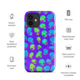 Purple Alien Vapor Glitch Glossy Tough Case for iPhone® 12 | Tech Accessories | BigTexFunkadelic