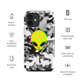 Trippy Alien Camo Glossy Tough Case for iPhone® 12 | Tech Accessories | BigTexFunkadelic