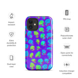 Purple Alien Vapor Glitch Glossy Tough Case for iPhone® 12 Mini | Tech Accessories | BigTexFunkadelic