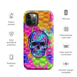 Color Pop Chrome Skull Glossy Tough Case for iPhone® 12 Pro | Tech Accessories | BigTexFunkadelic
