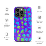 Purple Alien Vapor Glitch Glossy Tough Case for iPhone® 13 Pro | Tech Accessories | BigTexFunkadelic