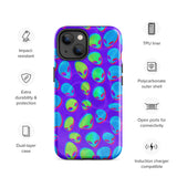 Purple Alien Vapor Glitch Glossy Tough Case for iPhone® 14 | Tech Accessories | BigTexFunkadelic
