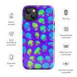 Purple Alien Vapor Glitch Glossy Tough Case for iPhone® 14 Plus | Tech Accessories | BigTexFunkadelic